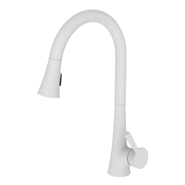 Newport Brass Pull-Down Kitchen Faucet in Matte White 2500-5123-52 - main